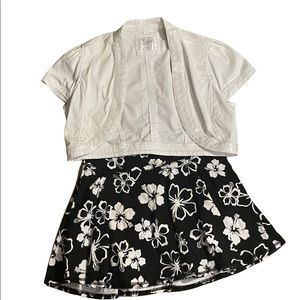 Justice Floral Outfit Size 18